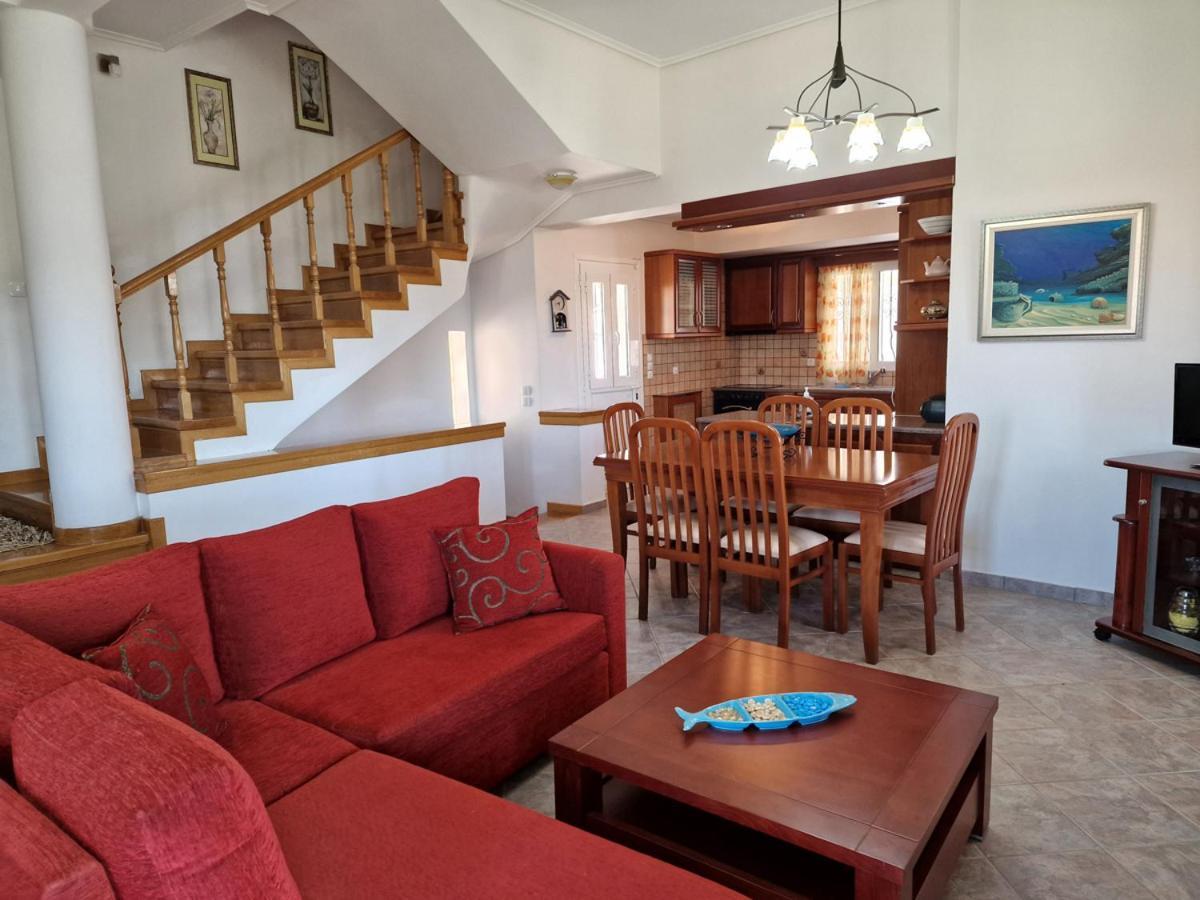 Villa Liana : Luxury Villa With Fantastic Sea View, Near Airport Pórto Ráfti Buitenkant foto