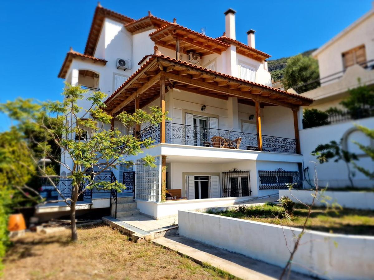 Villa Liana : Luxury Villa With Fantastic Sea View, Near Airport Pórto Ráfti Buitenkant foto
