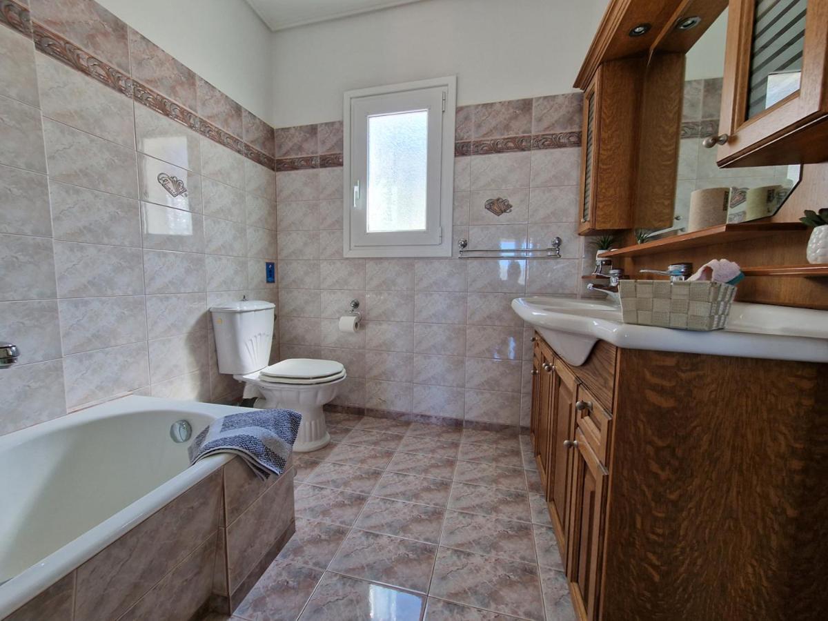Villa Liana : Luxury Villa With Fantastic Sea View, Near Airport Pórto Ráfti Buitenkant foto
