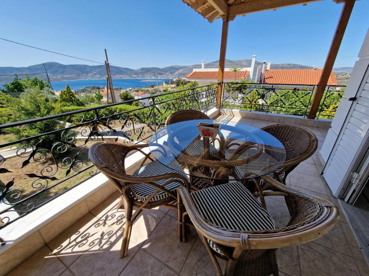 Villa Liana : Luxury Villa With Fantastic Sea View, Near Airport Pórto Ráfti Buitenkant foto