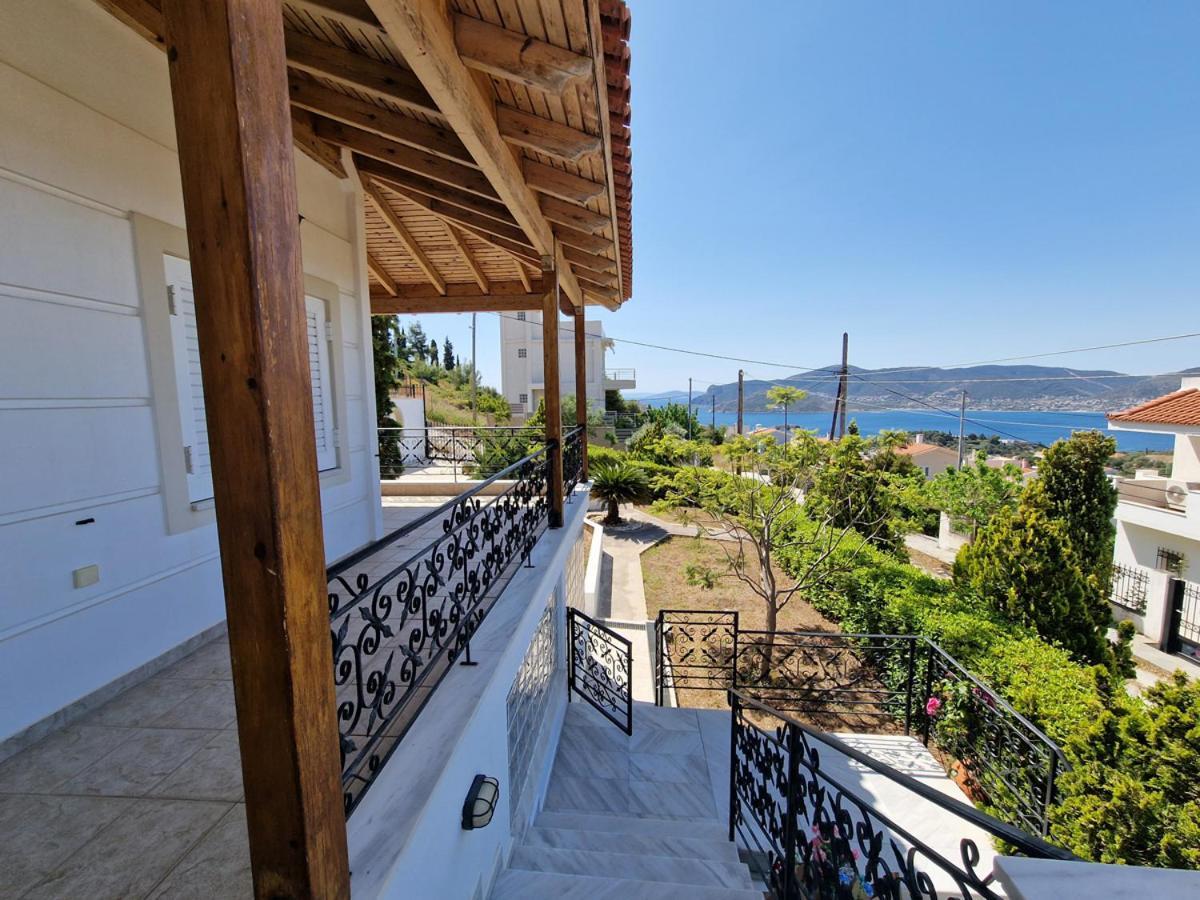Villa Liana : Luxury Villa With Fantastic Sea View, Near Airport Pórto Ráfti Buitenkant foto