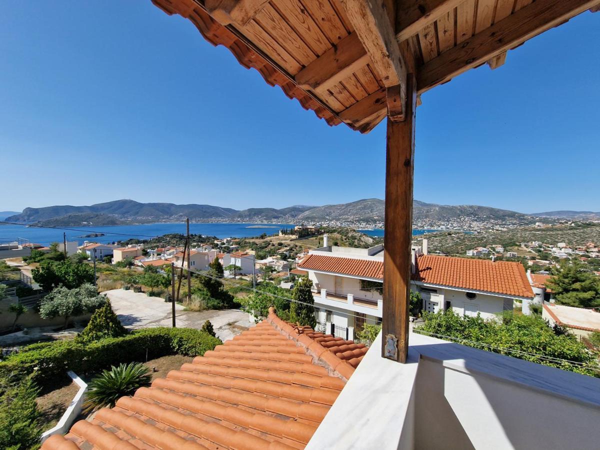 Villa Liana : Luxury Villa With Fantastic Sea View, Near Airport Pórto Ráfti Buitenkant foto