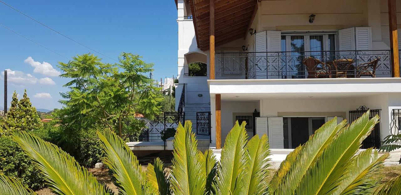 Villa Liana : Luxury Villa With Fantastic Sea View, Near Airport Pórto Ráfti Buitenkant foto