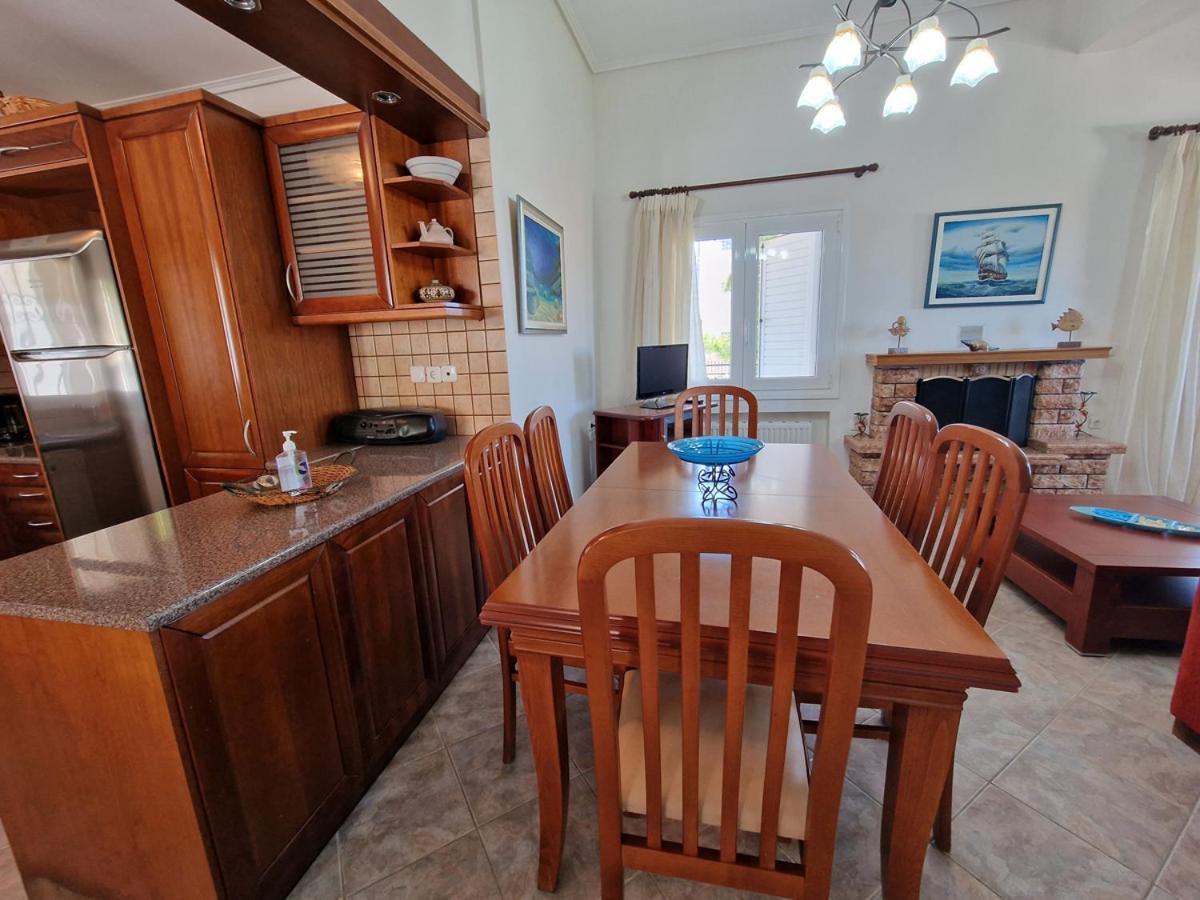 Villa Liana : Luxury Villa With Fantastic Sea View, Near Airport Pórto Ráfti Buitenkant foto