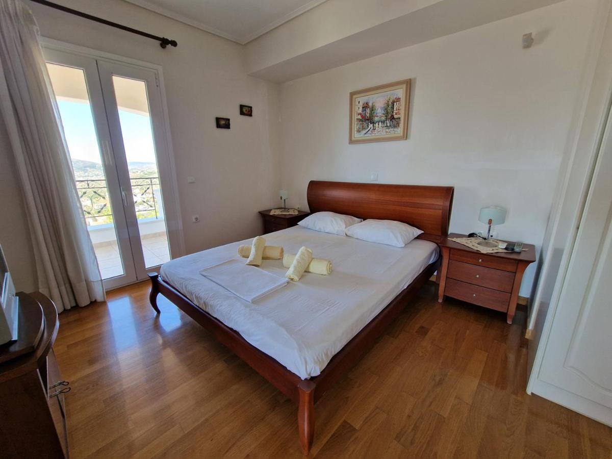 Villa Liana : Luxury Villa With Fantastic Sea View, Near Airport Pórto Ráfti Buitenkant foto