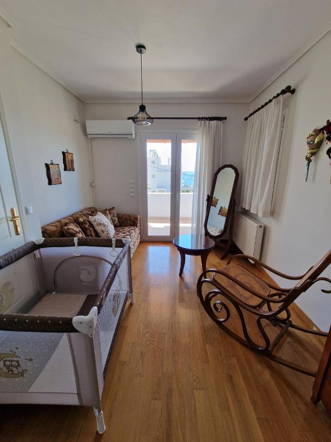 Villa Liana : Luxury Villa With Fantastic Sea View, Near Airport Pórto Ráfti Buitenkant foto
