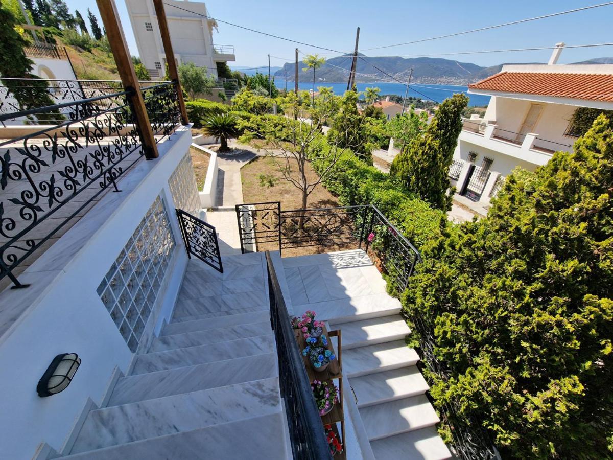 Villa Liana : Luxury Villa With Fantastic Sea View, Near Airport Pórto Ráfti Buitenkant foto