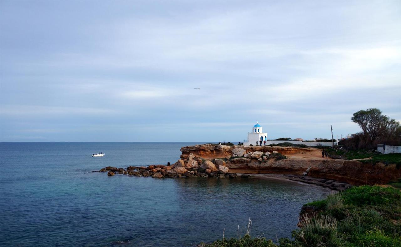 Villa Liana : Luxury Villa With Fantastic Sea View, Near Airport Pórto Ráfti Buitenkant foto